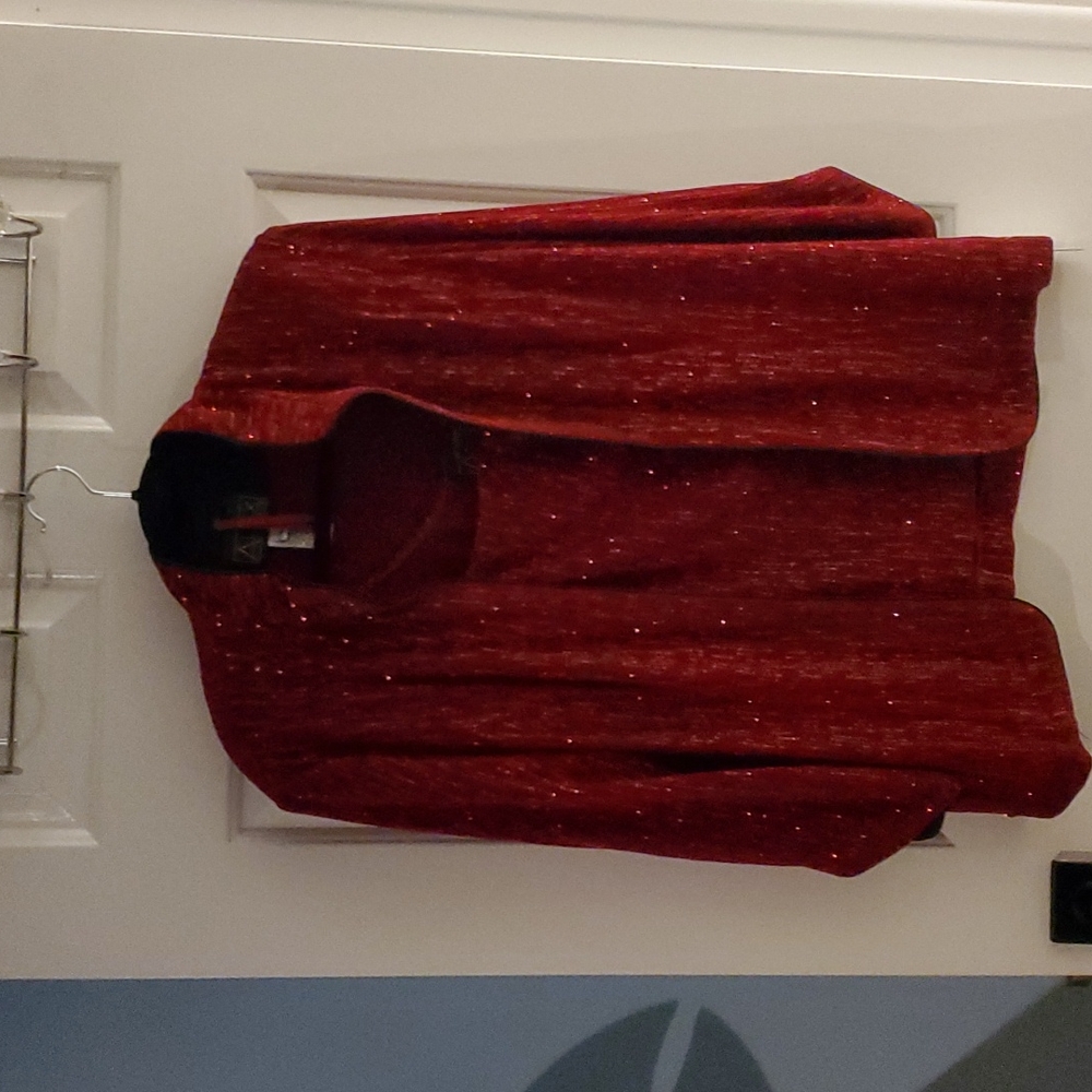 ALEX EVENING RED SPARKLE XL